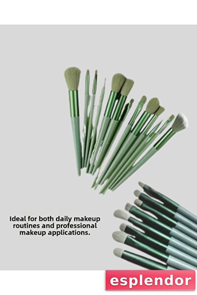 esplendor Soft Bristle Makeup Brush Set for Powder and Foundation Application