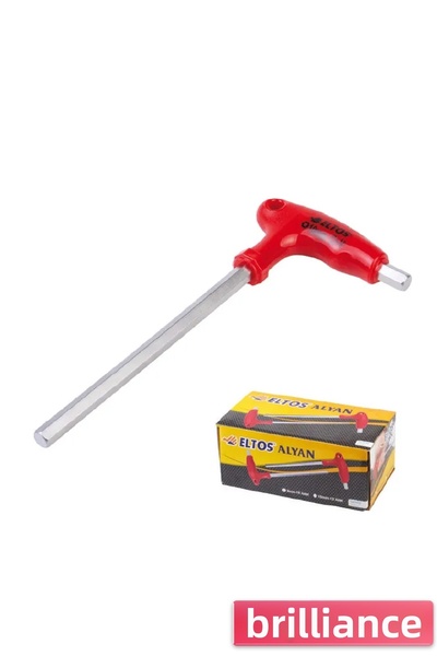 esplendor مقبض على شكل حرف T ذو 6 زوايا مقاس 2 مم للمسامير الدقيقة