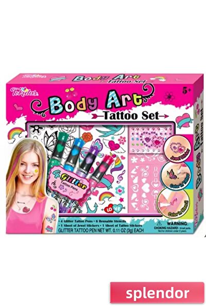esplendor مجموعة الوشم المؤقتة للعب الإبداعي للأطفال