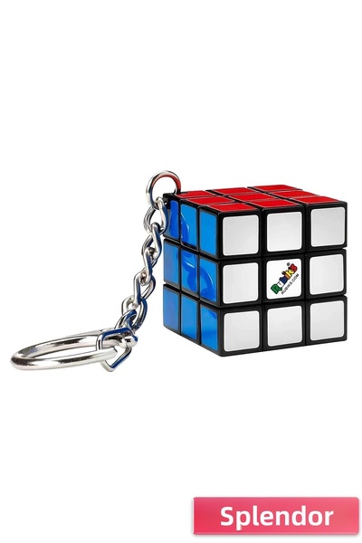 esplendor مكعب الذكاء روبيك مع سلسلة المفاتيح 3x3
