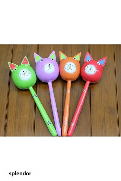 esplendor ماراكاس خشبية للقطط مفردة