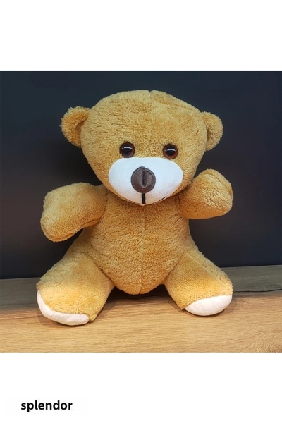 esplendor دمية دب قطيفة بنية اللون