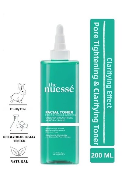 The Nuessé تونيك لشد وتنقية المسام، AHA - BHA، خلاصة الشاي الأخضر 200 مل