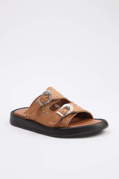 TRENDYOL SHOES Γυναικείες παντόφλες Taba TAKSS26TE00020