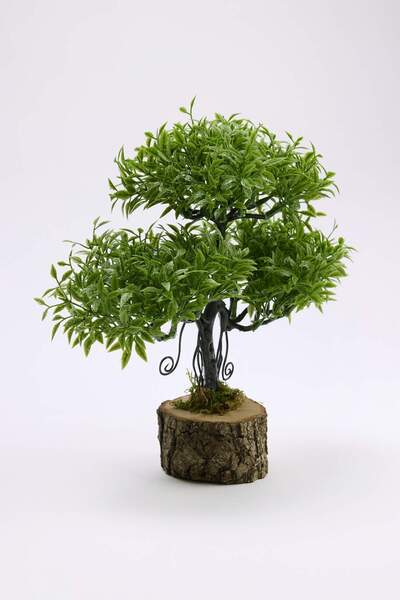 TRENDYOLMİLLA HOME Decor arbore artificial cu bază din bușteni naturali 25 cm...