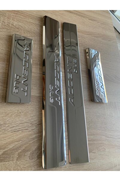 Genel Markalar Hyundaı Blue Krom Kapı Eşiği 2011Ve Sonrası Blue Yazılı Paslan...