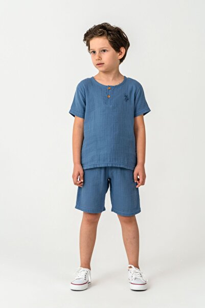 U.S. Polo Assn. Dečački izvezeni bermuda set US2439-C-V1