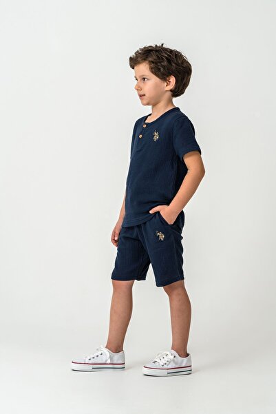 U.S. Polo Assn. Teget bermuda komplet za dečake