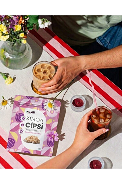 NUSTİL Sarımsaklı & Soğanlı Glutensiz Kinoa Cipsi 35g