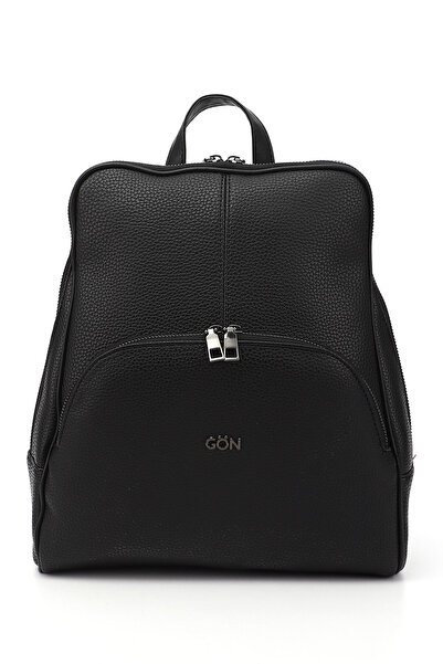 GÖNDERİ(R) Black Gön Large Size Women's Backpack B6820