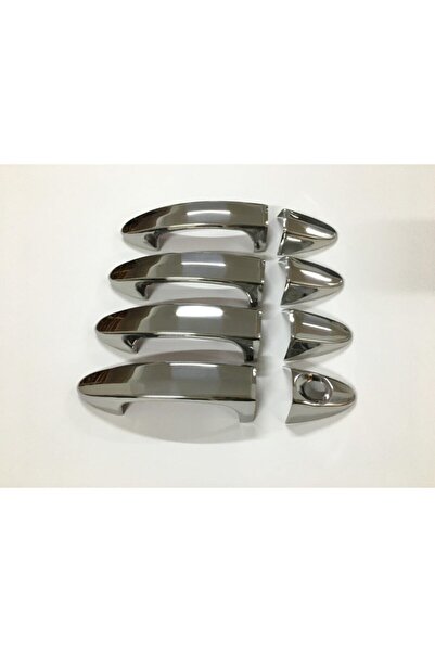 AKTİF OTO KROM Ford Fiesta Uyumlu Kapı Kolu 8 Parça Krom 2009 - 2017