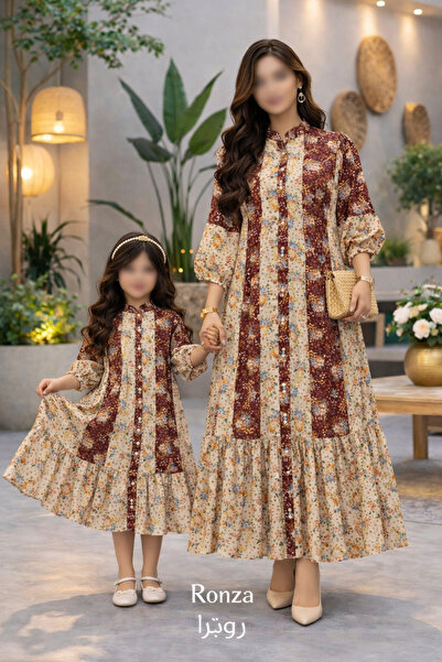 RONZA جلابيه ام وبنتها