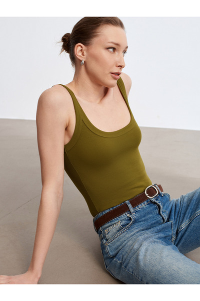 Dilvin 21053 Viseći kombinezon - tamnozelen