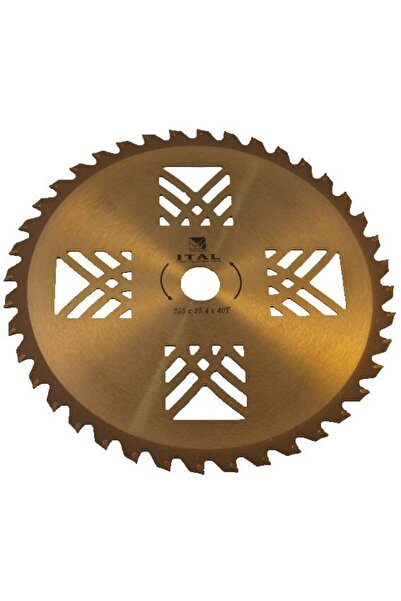 İtal Brush Cutter Blade 40 T x 255 Ot Tırpan Testeresi Elmas