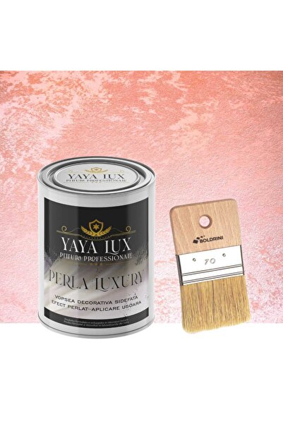 YaYa Color Vopsea decorativa de Lux, Perla Luxury cu Fulgi Perlati, Sunset, 2...