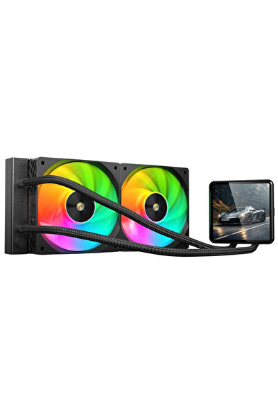 Hyper Rocket 240mm Argb Wl240L040 Black 4 Inch Lcd Version Cpu Processor Liqu...