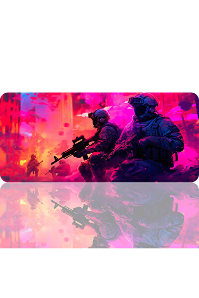 BLS لوحة ماوس للألعاب مقاس 30 × 70 سم، قاعدة مطاطية مضادة للانزلاق، لوحة ماوس...