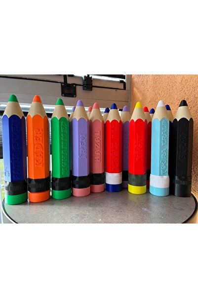 Blokizatech 3D Baskı Kalem Şeklinde Kalem Kutusu | 27 cm, PLA Sağlıklı Malzem...