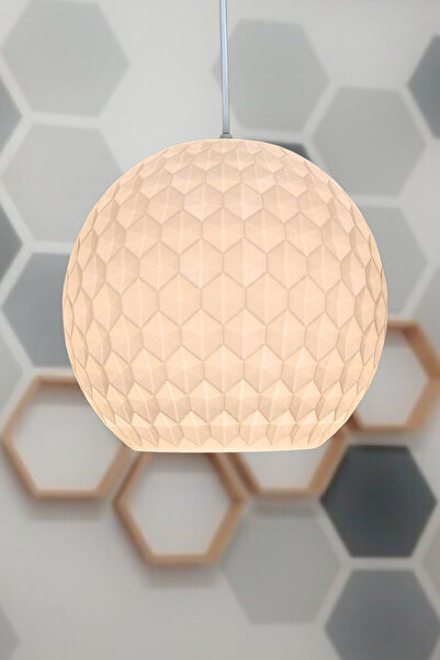 decory Hexy Tasarım Avize Yatak Odası, Mutfak, Oturma Odası Tasarım Tekli Sar...