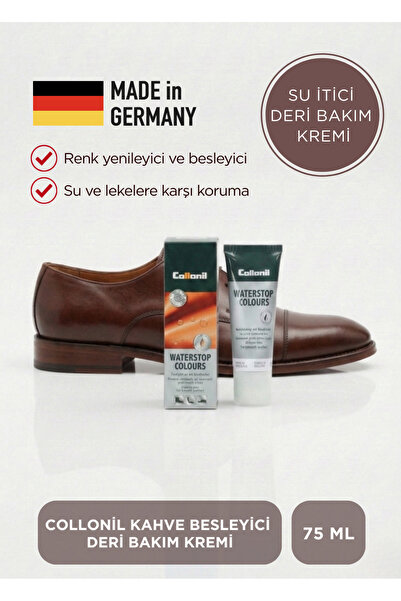 Collonil Tuna Besleyici ve Su İtici Kahverengi Deri Bakım Kremi 75 ml – Badem...