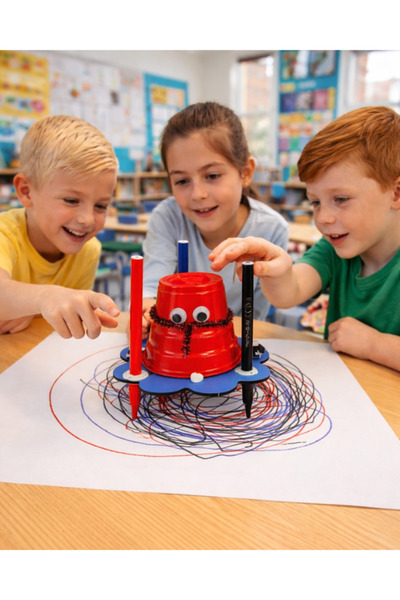 Lapin Deney Atölyesi Ressam Robot - Kendin Yap Stem Bilim ve Deney Seti – DIY...