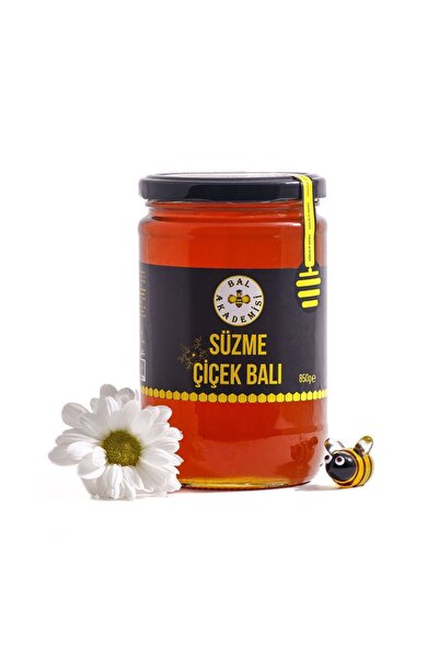 BAL AKADEMİSİ Doğal Ham Süzme Çiçek Balı - Katkısız Ve Çok Çiçekli 850g