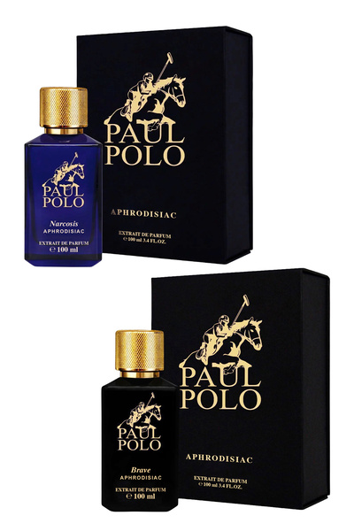 PAUL POLO Brave Ve Narcosis Aphrodisiac Etkili Erkek Parfüm Edp 100ml*2'li Set