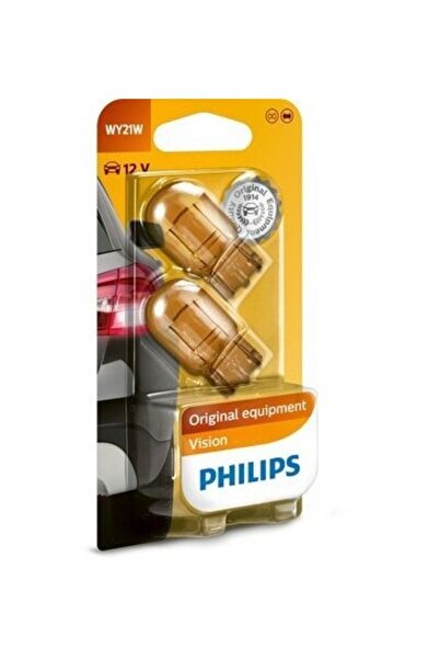 Philips Set de 2 becuri fără soclu 12 V WY21W Wx3x16d Philips