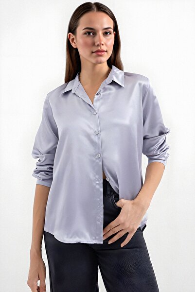 Hiccup SBDART aten Kaplamalı Uzun Kollu Düğmeli Gömlek