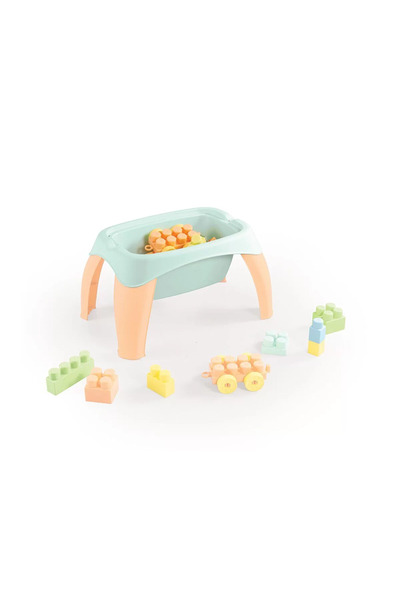 Kids 5211 طاولة ألعاب للأطفال 30 قطعة ميجا بلوك