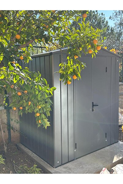 MODULBOX METAL BAHÇE DEPOLAMA EVİ (182X140X220) ANTRASİT