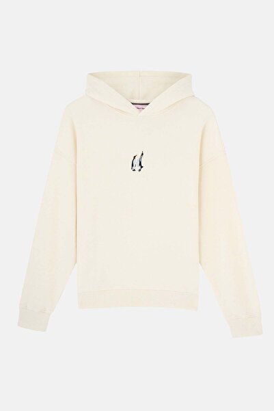 Reflect Studio Emperor Penguin SuperSoft Hoodie - Εκρού