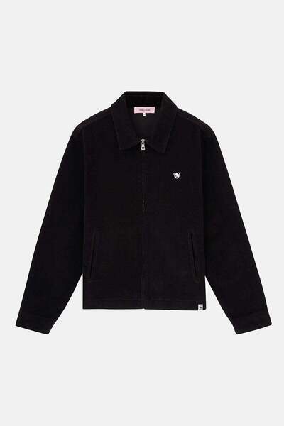 Reflect Studio Panda Full-Zip Velvet Jacket - Black