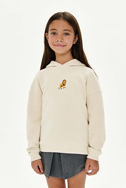 Reflect Studio Παιδική κουκούλα με κουκούλα σε μπεζ λιοντάρι SuperSoft