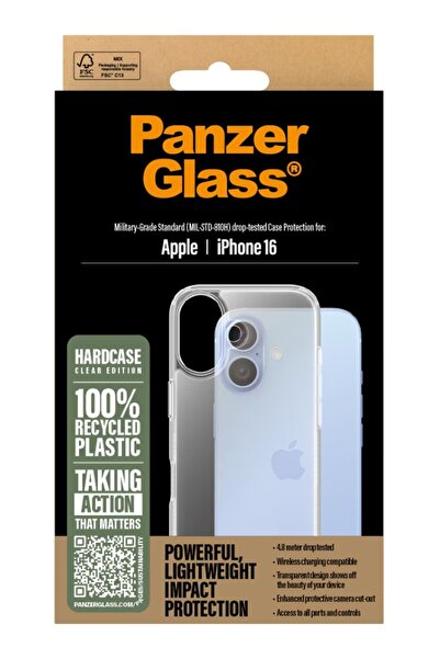 Panzer Glass PanzerGlass HardCase iPhone 16 Transparent