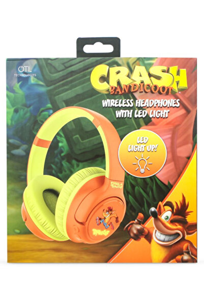 OTL Căști wireless Crash Bandicoot cu iluminare LED