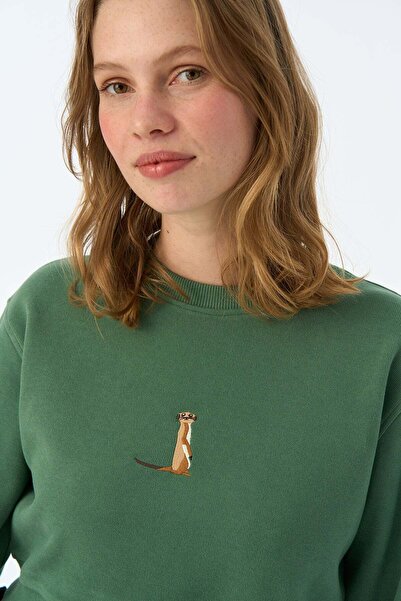 Reflect Studio Hanorac Mirket Crop - Verde