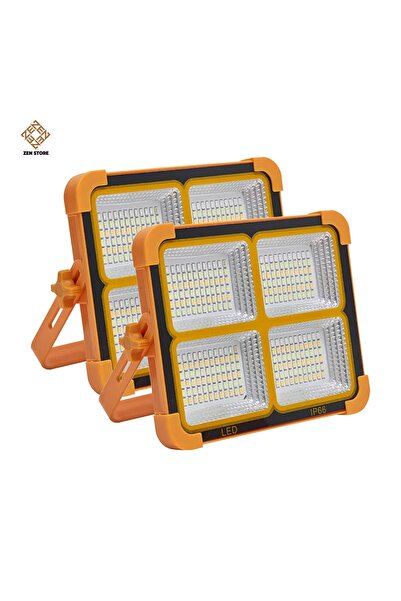 Generic مجموعة من قطعتين من مصابيح LED الشمسية القابلة لإعادة الشحن، محمولة، ...