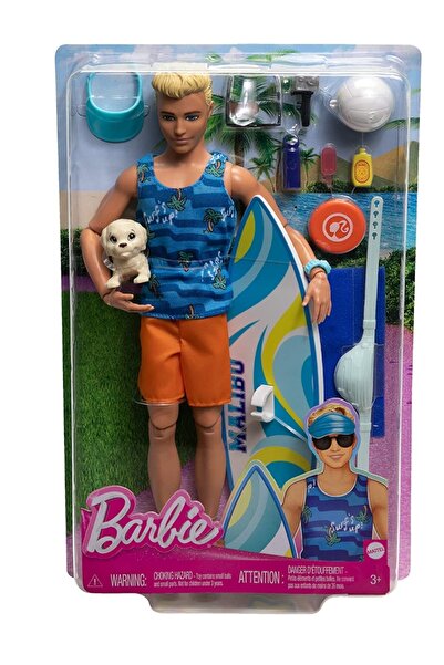 Barbie Plaja Papusa Ken (HPT50)