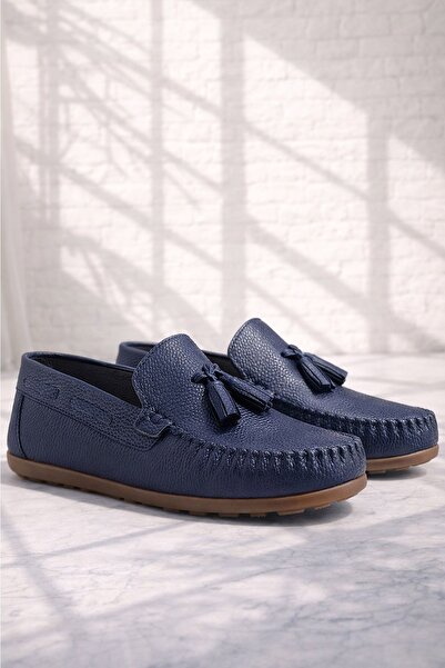 Rakerplus Pantofi mocasin pentru băieți bleumarin