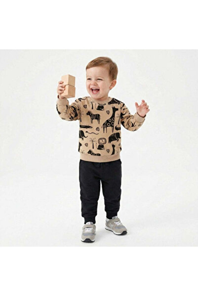 Kidohug Compleu baieti din bumbac, trening confortabil, 1-4 ani