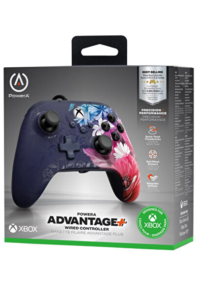 Powera Controler cu fără sârmă Advantage Plus Night Blossom - Xbox Series X/S