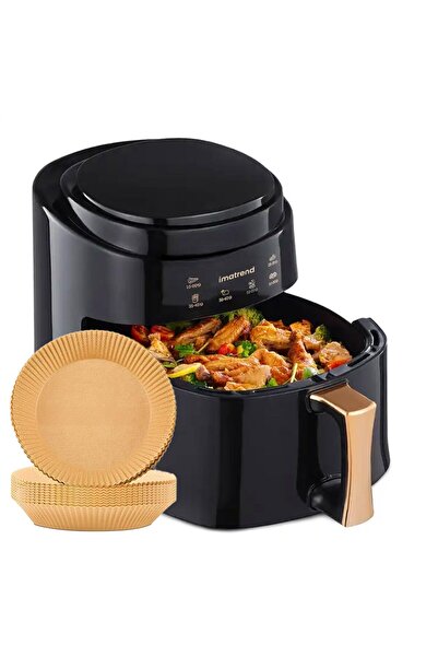 IMA TREND Friteuza Aer Cald Fara Ulei XL, Air fryer 8L, 1400W, Display Digita...