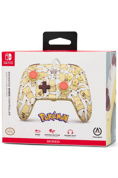Powera Controler cu fir Pikachu Blush - Nintendo Switch