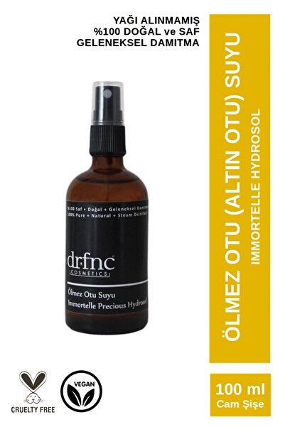 dr.fnc Tek kaynatım Doğal Vegan Ölmez Otu Suyu 100 Ml