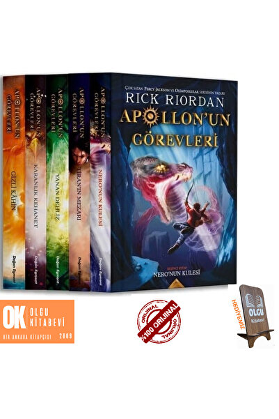 Doğan Kitap Apollon'un Görevleri 5 kitap set/ Nero'nun Kulesi - Tiran'ın Meza...