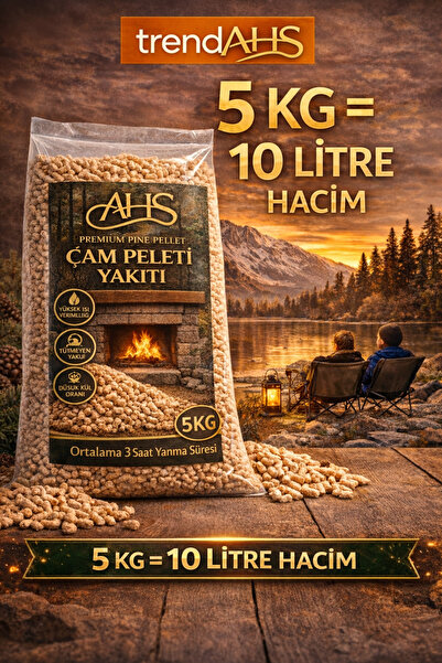 AHS Premium Yüksek Isı Verimli Düşük Küllü Doğal Yakıti A1 Kalite Dumansız %1...