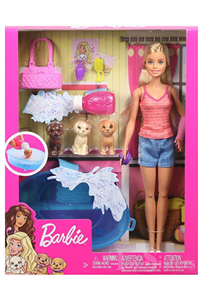 mattel Papusa Barbie Puppy Bath Time (GDJ37)