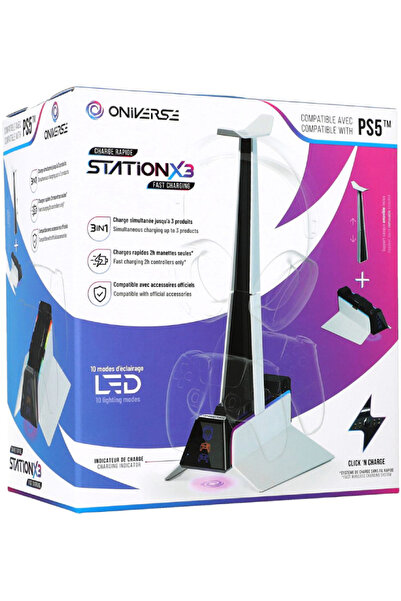 Oniverse Stație de încărcare rapidă X3 - Playstation 5