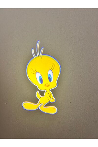 Sm Motors Tweety Araçlar İçin Pilli Yapıştırmalı Kapı Altı Led Logo-Projektör